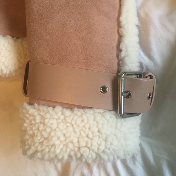 ❌ SOLD on FB ❌ All Saints Shearling Jacket Medium - Picture 3 of 15